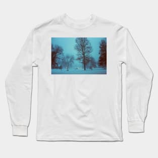 An evening in winter. Long Sleeve T-Shirt